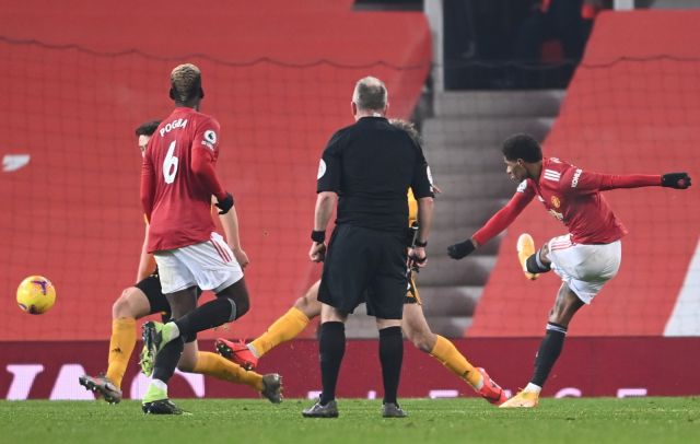  Ман Юнайтед излъга Уулвърхямптън с късен гол на Рашфорд (ВИДЕО) 