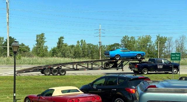 Разбиха рядък Mustang на път към новия му собственик