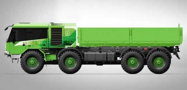 Tatra вади нов 8x8 камион с хибридно задвижване