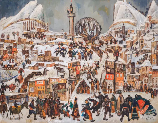 Култова картина на Златю Бояджиев се продава на най-големия Пролетен Аукцион за изкуство у нас