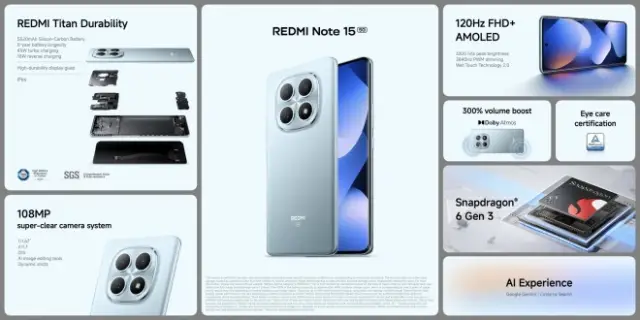 Xiaomi представи серията Redmi Note 15