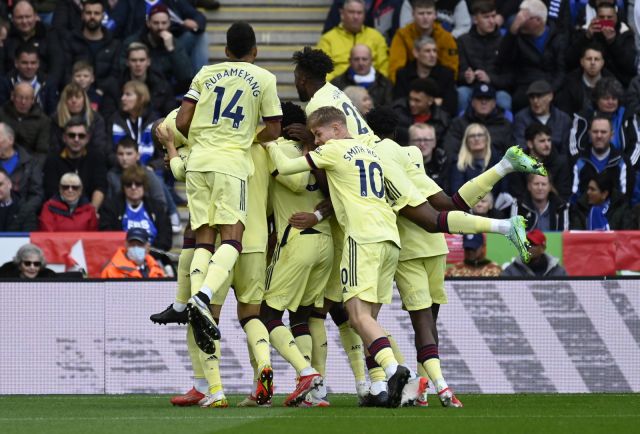  Арсенал пречупи Лестър във Висшата лига 