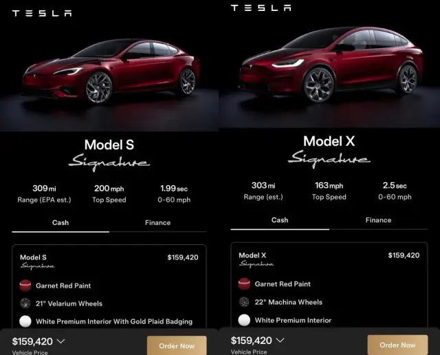 Tesla пусна лимитирана серия от последните Model S и Model X с голяма надценка 