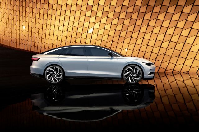 Volkswagen показа първия си електрически седан