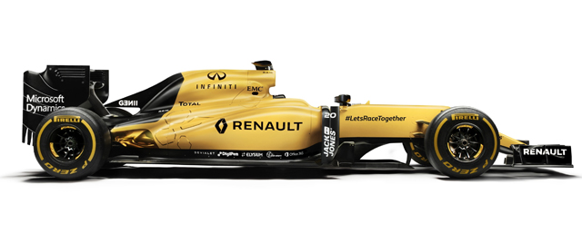 Черно и жълто за новия болид на Renault