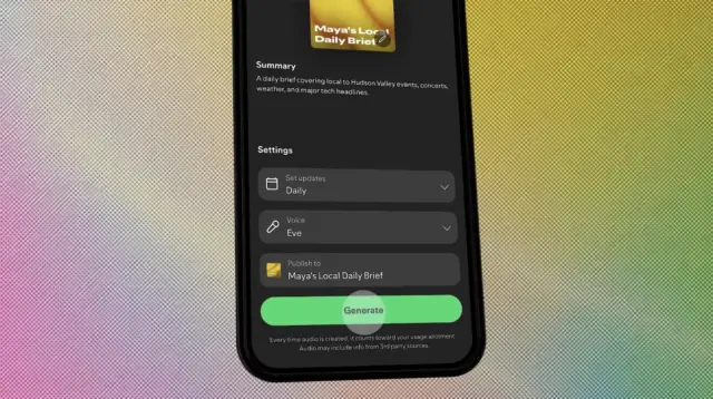 Spotify вече предлага генерирането на собствен подкаст