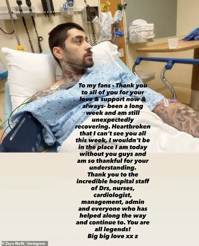 Мистериозна болест вкара певеца Зейн Малик в болница 