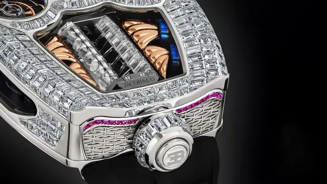 Tourbillon Baguette е неуместно безценен часовник за притежатели на Bugatti