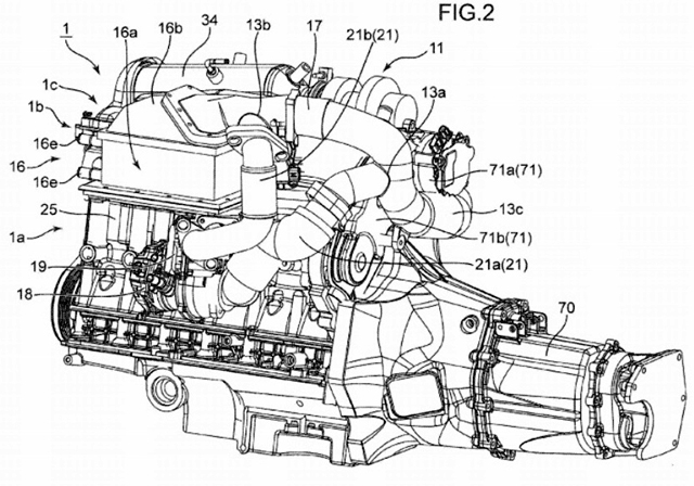 Mazda патентова двигател с 3 компресора