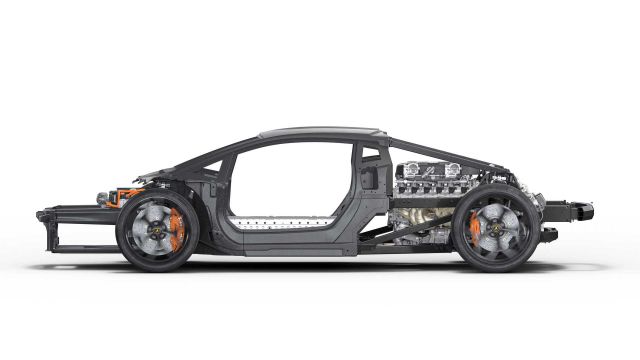 Ето как изглежда „голият“ наследник на Aventador