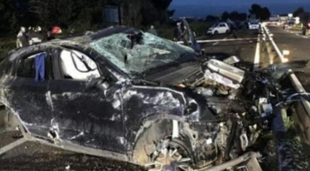 Бивш италиански национал претърпял ужасяваща автомобилна катастрофa