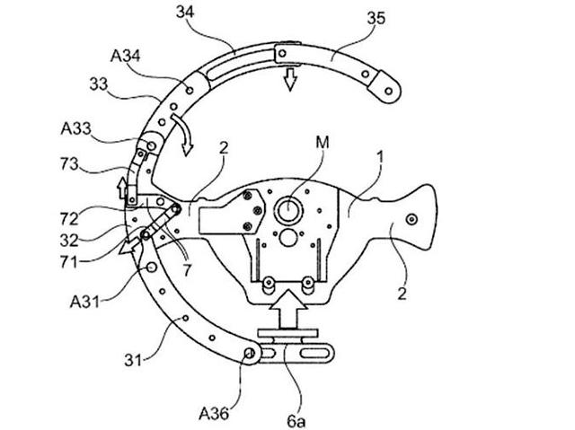  BMW патентова волан с променлива форма 