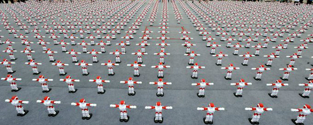 Китайски роботи в Гинес
