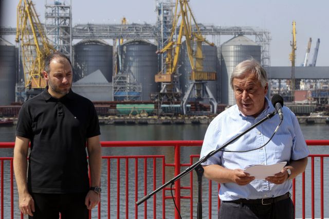 Антониу Гутериш призова Русия да не изключва Запорожката АЕЦ