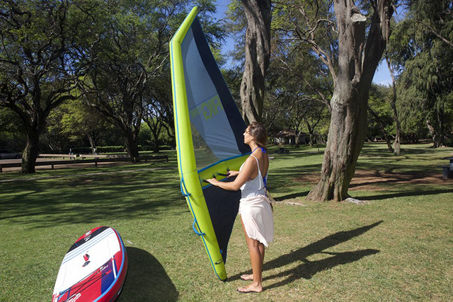 Надуваем уиндсърф