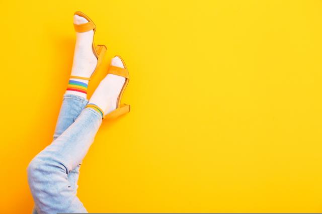  Сандали с чорапи за зимата 