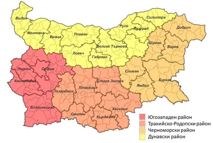 България да има ново райониране