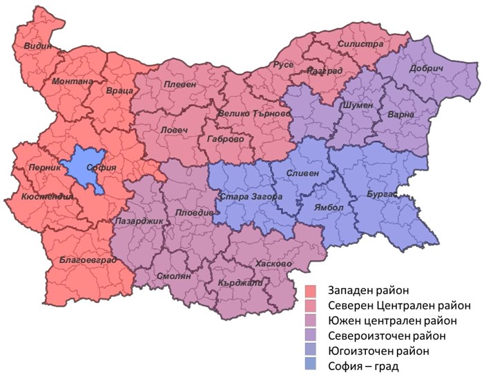 България да има ново райониране