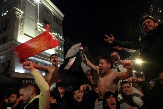  Северна Македония не спа, след популярния триумф над Италия (ВИДЕО) 