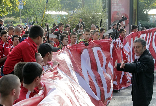 Протестното шествие на ЦСКА (Снимки)