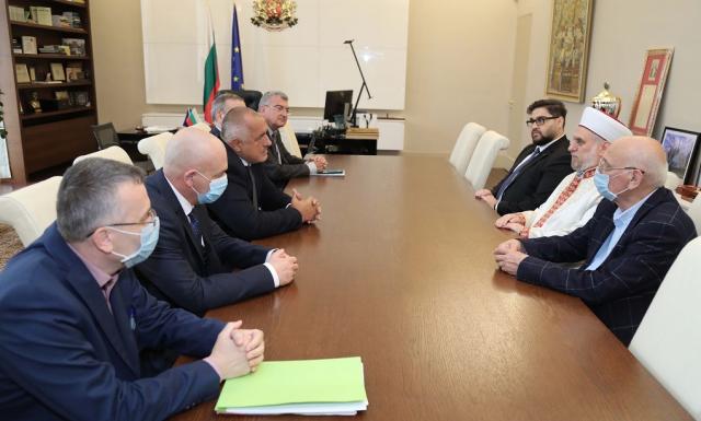 Борисов се срещна с главния мюфтия д-р Мустафа Хаджи