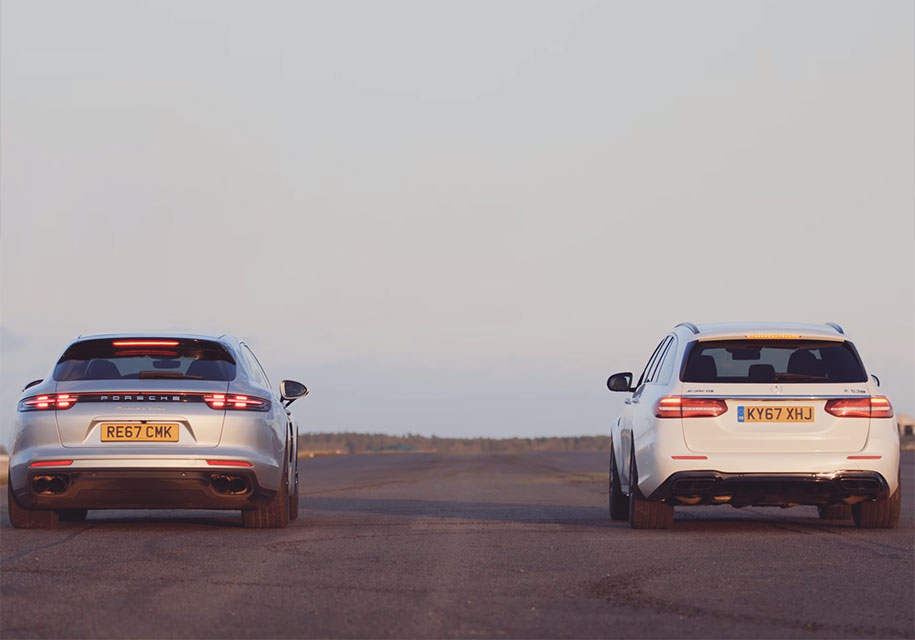 Бързи комбита - Porsche и Mercedes в пряк двубой