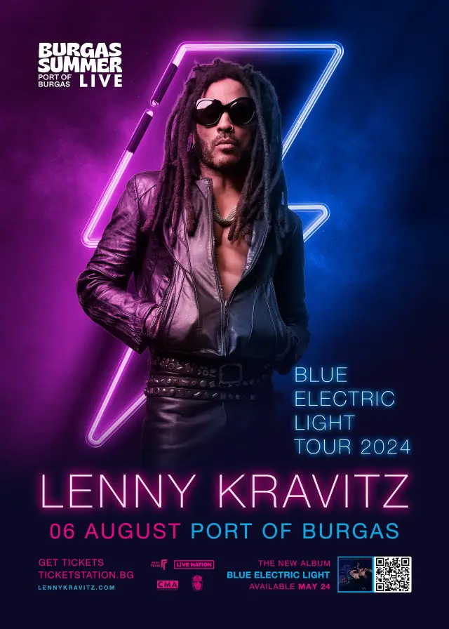  Лени Кравиц идва в Бургас през август за турнето си „ Blue Electric Light Tour “ - 2 