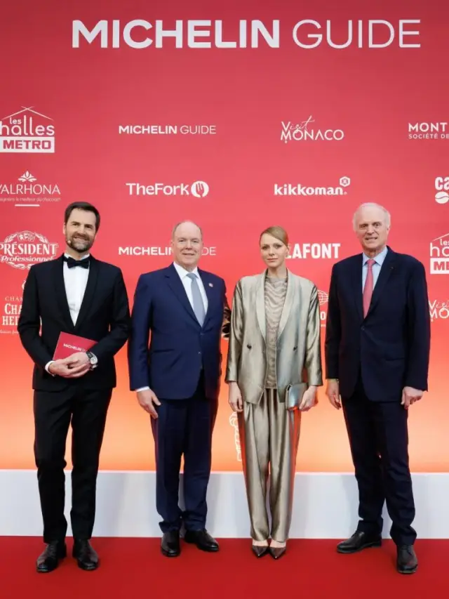 "Спорно близките" принц Албер II и принцеса Шарлийн се появиха заедно на събитие в Монте Карло