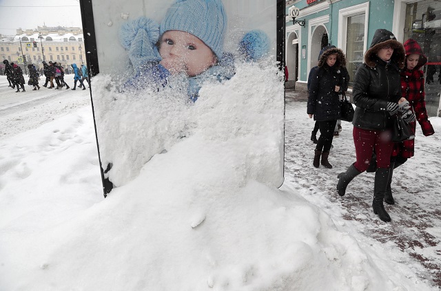 Русия в снежен капан