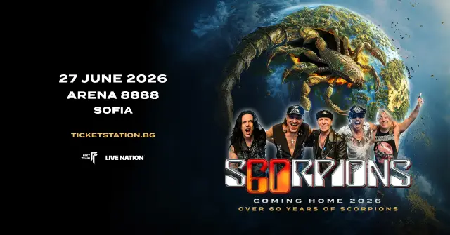 Scorpions честват 60-ия си празник с концерт в София догодина