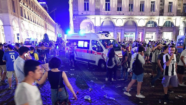 Паника и ужасяващи сцени в Торино