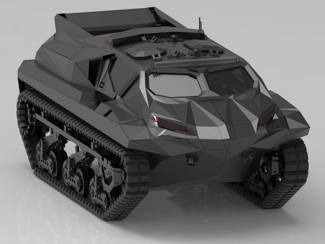 Украинци създадоха хибриден танк амфибия с мощност 2 500 конски сили (ВИДЕО)