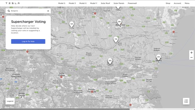 Тече гласуване за новите зарядни станции на Tesla у нас - ето кои са предложенията