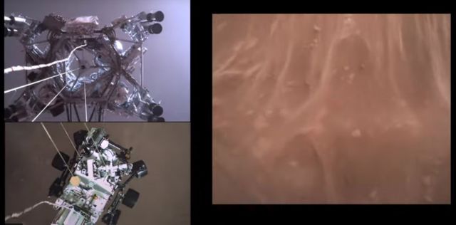 Зрелищно ВИДЕО от кацането на Марс и 360-градусов изглед от повърхността
