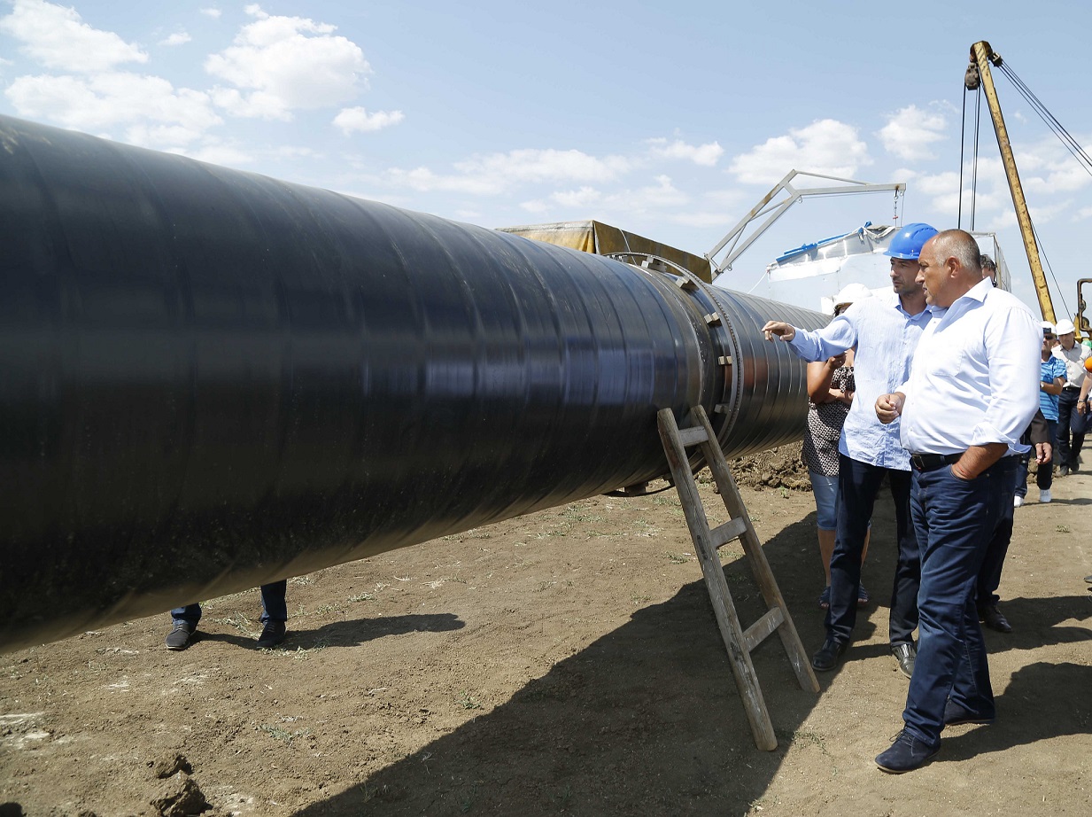 Борисов инспектира газопровода за Турция: Вижда се разликата с "Южен поток"