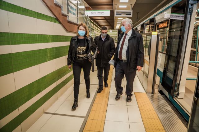 Фандъкова: На 24 април пускаме метрото до "Горна баня"