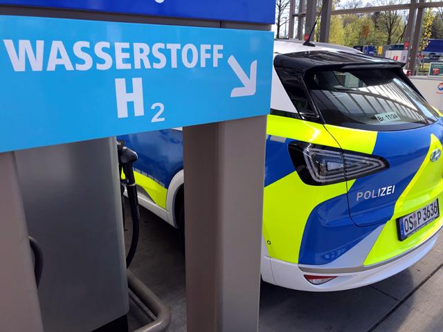 Немската полиция поглежда към водорода