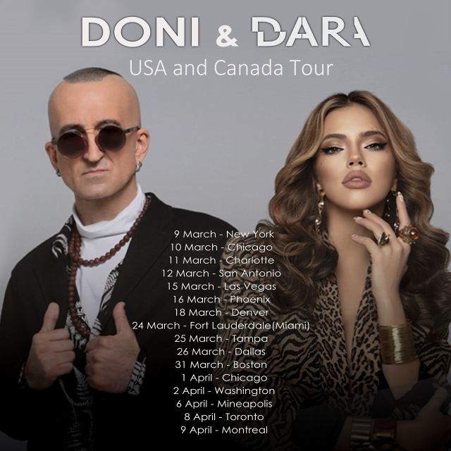 Дара и Дони тръгват на съвместно турне в САЩ и Канада