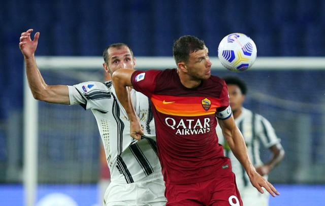 Роналдо носи точката на Ювентус в дербито с Рома (ВИДЕО)
