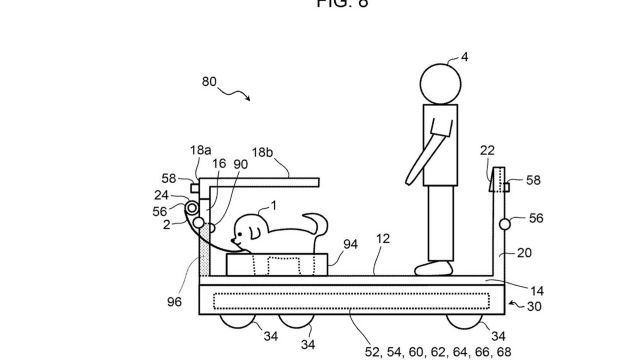 Toyota патентова странен робот, който разхожда кучета