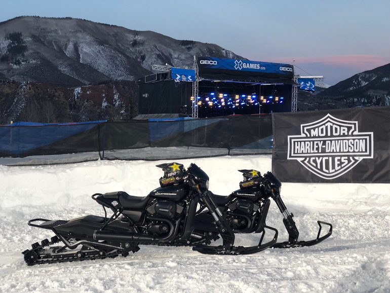 Мотоциклет за зимата от Harley-Davidson
