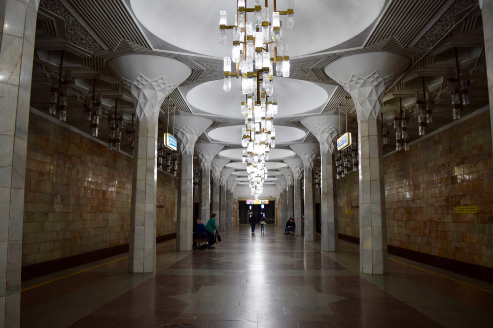 Показаха смайващи кадри от метрото на бивша съветска република