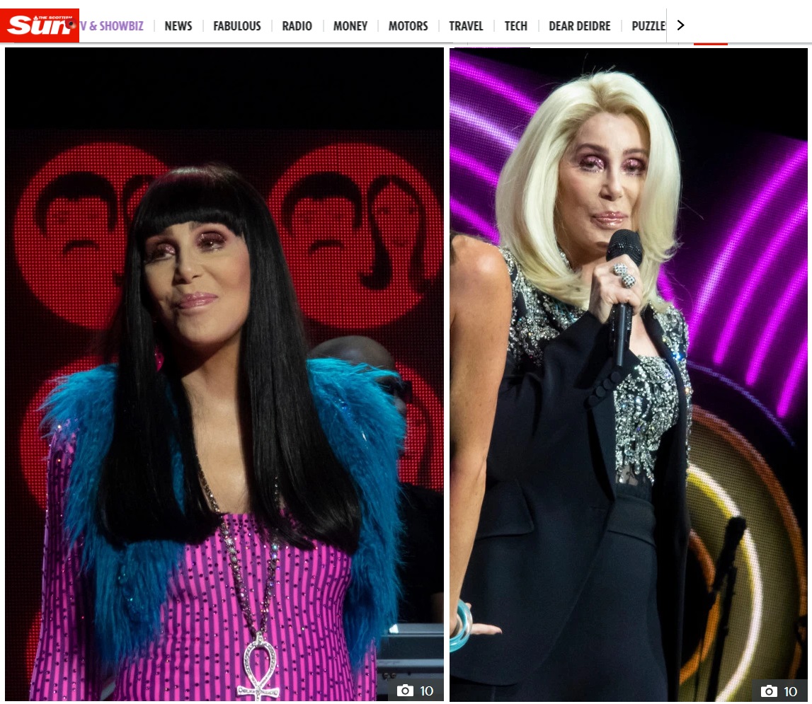 Шер се вихри на сцената с 10 различни лица за 1 нощ (ВИДЕО + СНИМКИ)