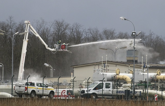 Взрив в най-големия газопровод в Австрия (СНИМКИ)