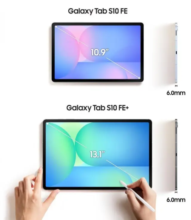 Изтекоха нови фотоси на евтиния Galaxy Tab S10 FE