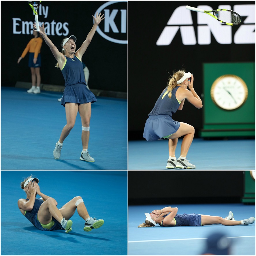 Дългоочакваният триумф на Вожняцки на Australian Open  (СНИМКИ)