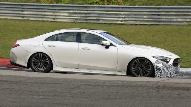  Mercedes тества нов CLS на Nurburgring 