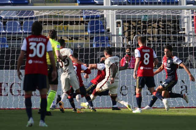  Рома разреши на Каляри да се измъкна от зоната с изпадащите 