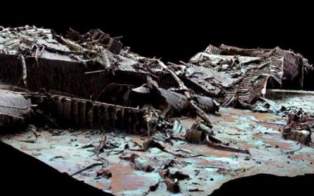 Подробен 3D модел на потъналия Титаник