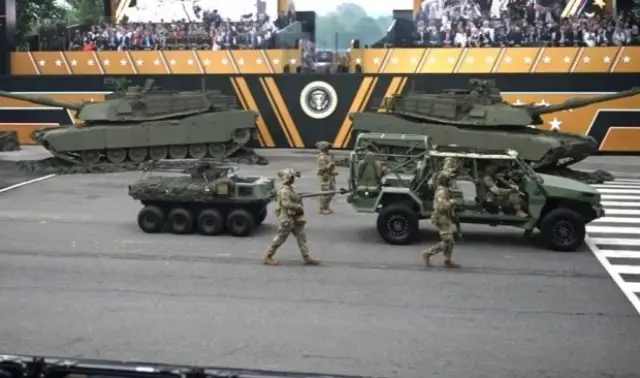 Какви превозни средства бяха показани на военния парад във Вашингтон